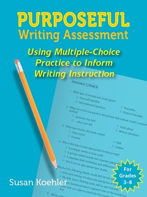 cover image of Purposeful Writing Assessment